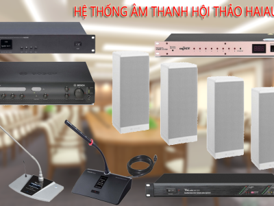Dàn âm thanh hội thảo phòng họp hãng HaiAudio cho 15 đại biểu