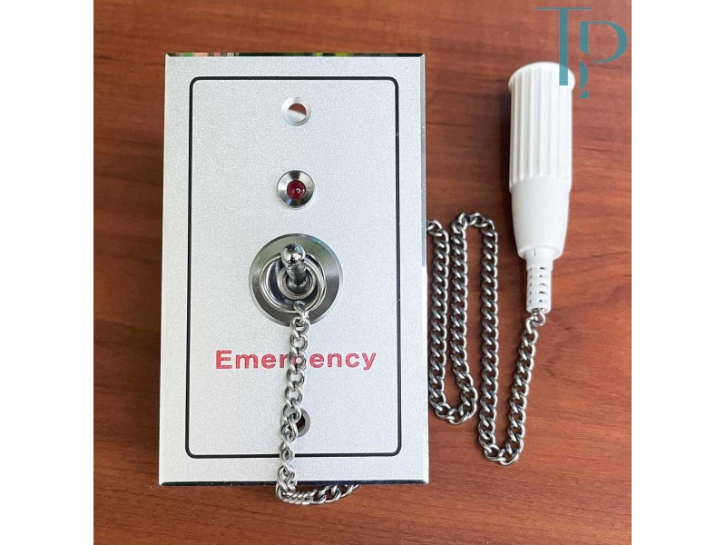 Nút gọi khẩn cấp gắn trong phòng tắm, có dây giật kéo dài Medi EM-601A
